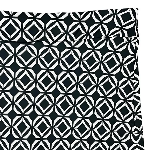 Anthony’s Resort By Lulu-B Geo Skirt Skort UPF 50+ Bottom/Slit/Zip Pull On 1X - Picture 5 of 10